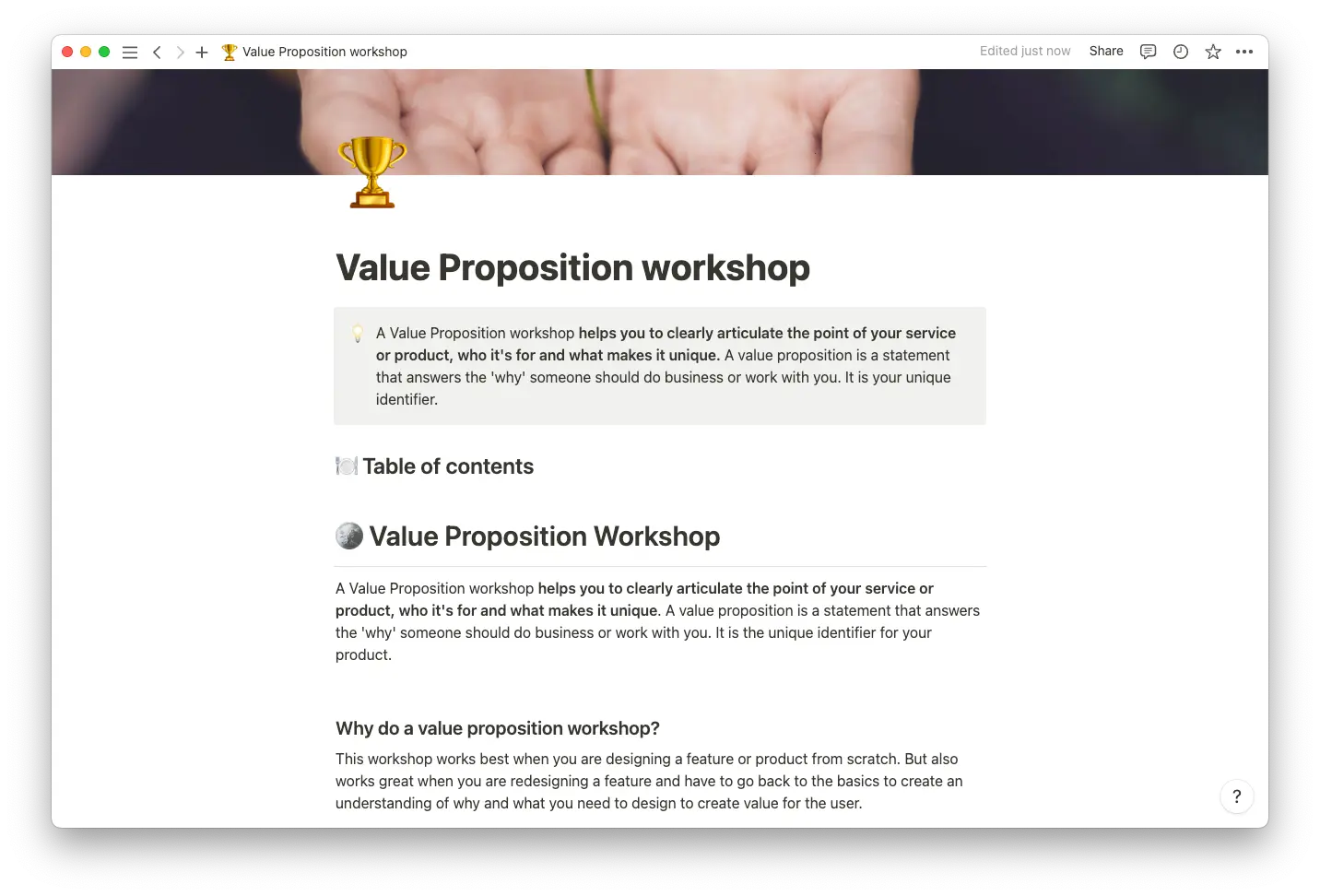 Value proposition template thumbnail